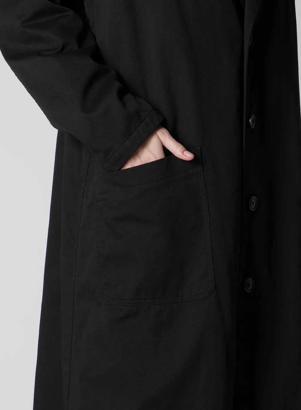 [Y's Born Product] Cotton Twill Long Jacket