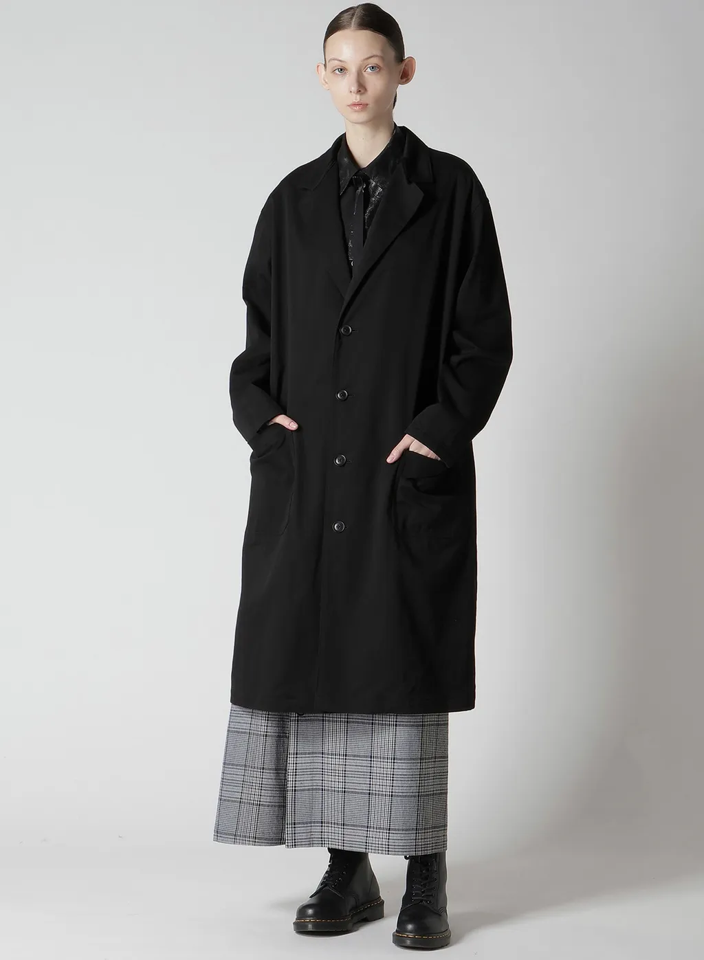 [Y's Born Product] Cotton Twill Long Jacket