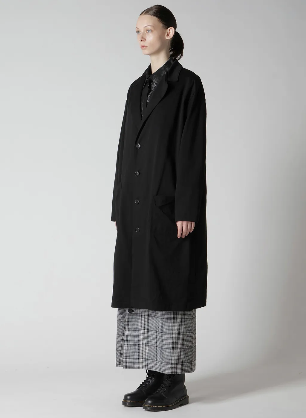 [Y's Born Product] Cotton Twill Long Jacket
