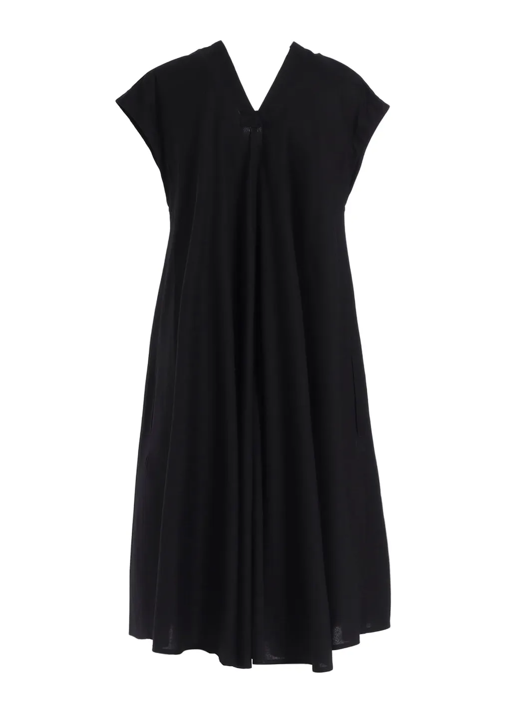 [Y's Born Product] Thin Cotton Twill French Sleeve Dress