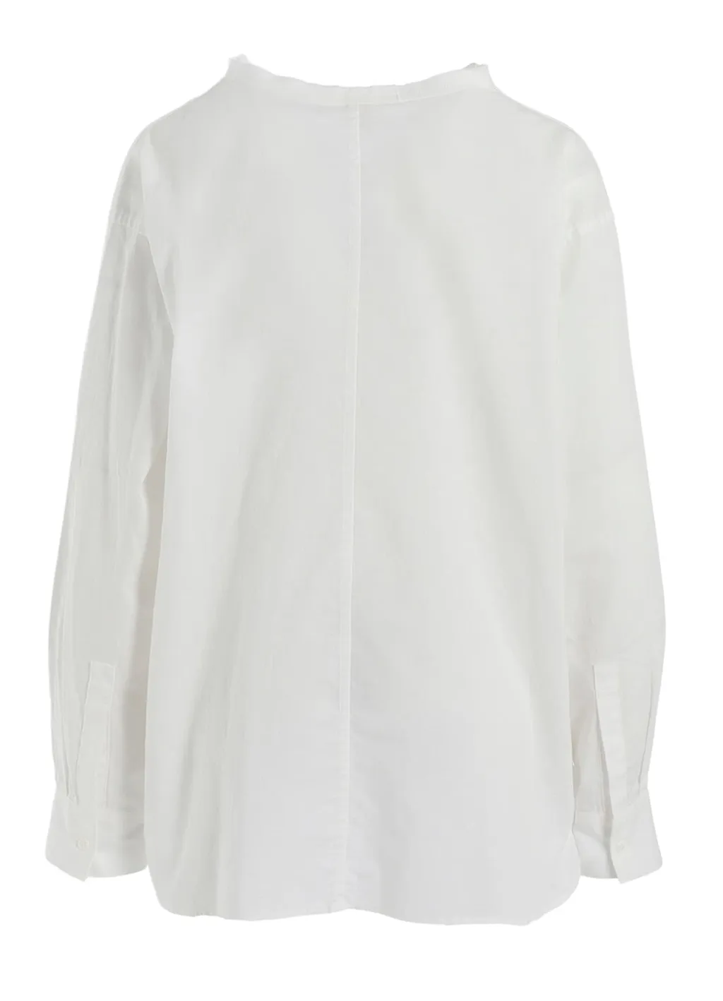 [Y's Born Product] Thin Cotton Twill Fringe Collar Blouse
