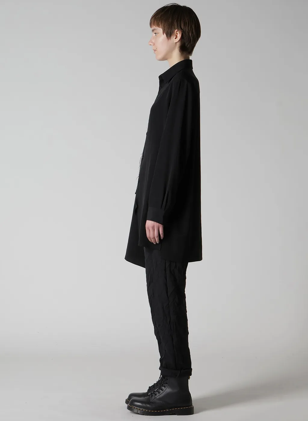 Ta/Pe Crepe De Chine Asymmetric Blouse