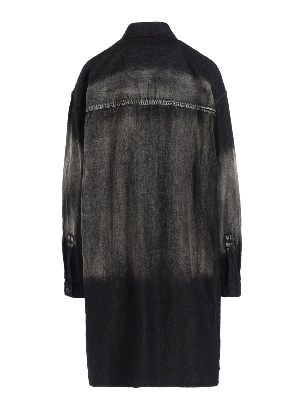 Spotted Denim Big Gown Blouse