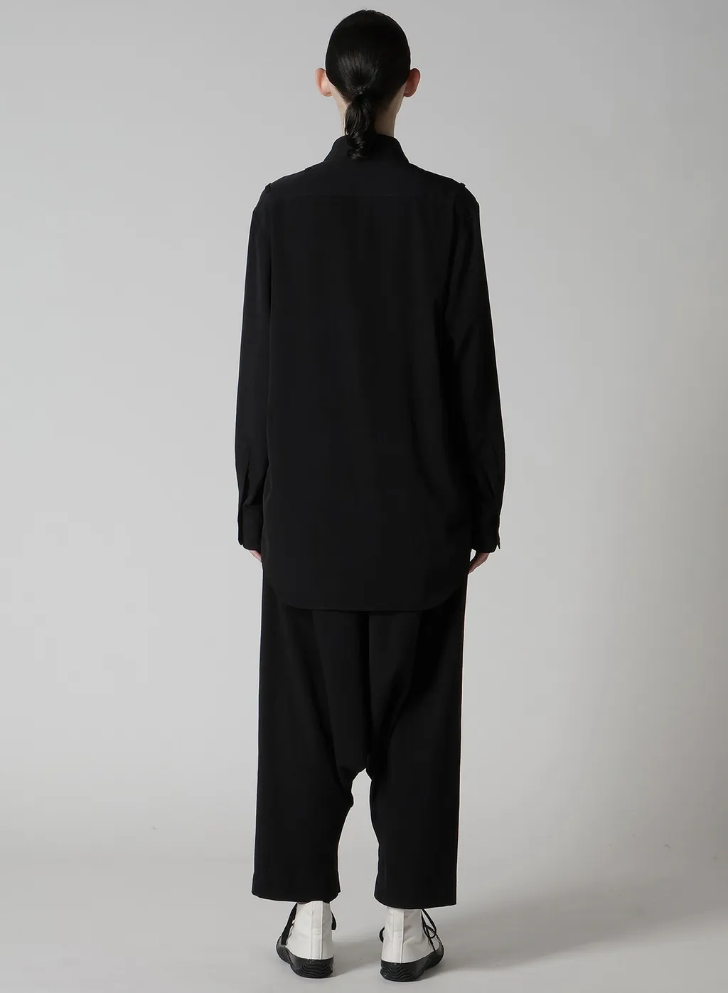 Ta/Pe Crepe De Chine Shoulder Loop Blouse