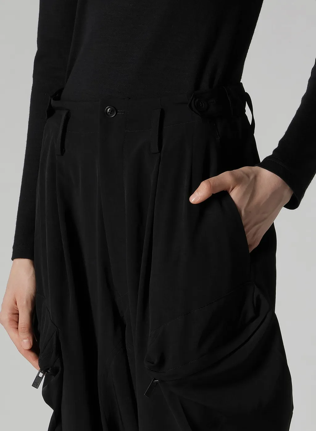 Ta/Pe Crepe De Chine Flight Pants