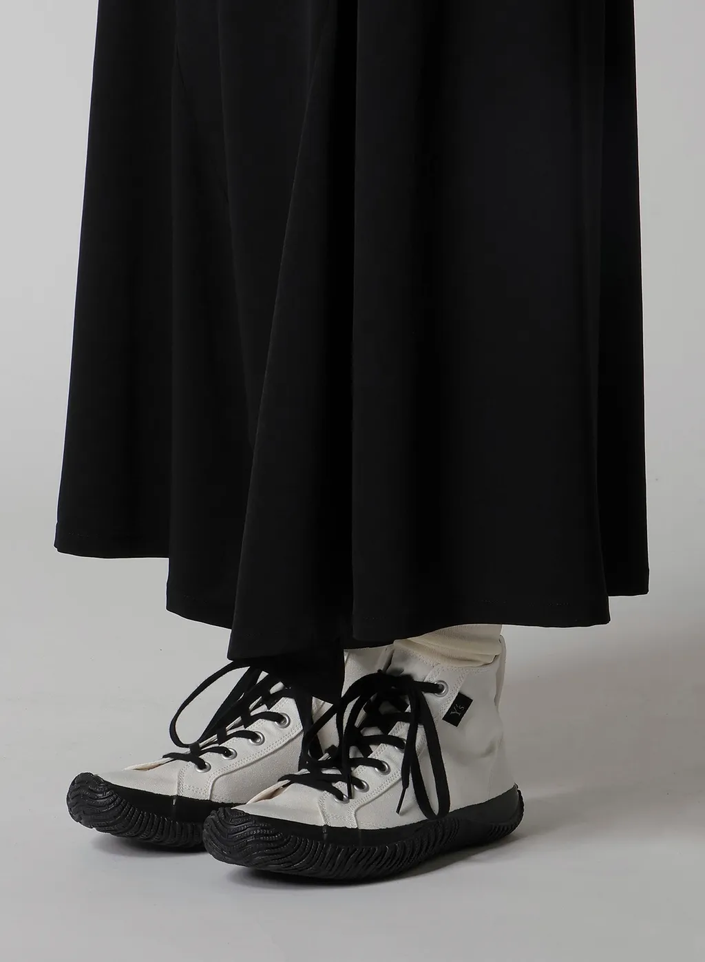 Ta/Pe Crepe De Chine Asymmetric Flare Pants