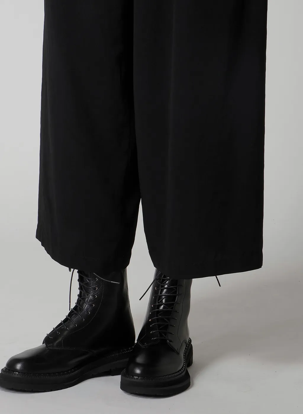 Ta/Pe Crepe De Chine Front Tuck Wide Pants