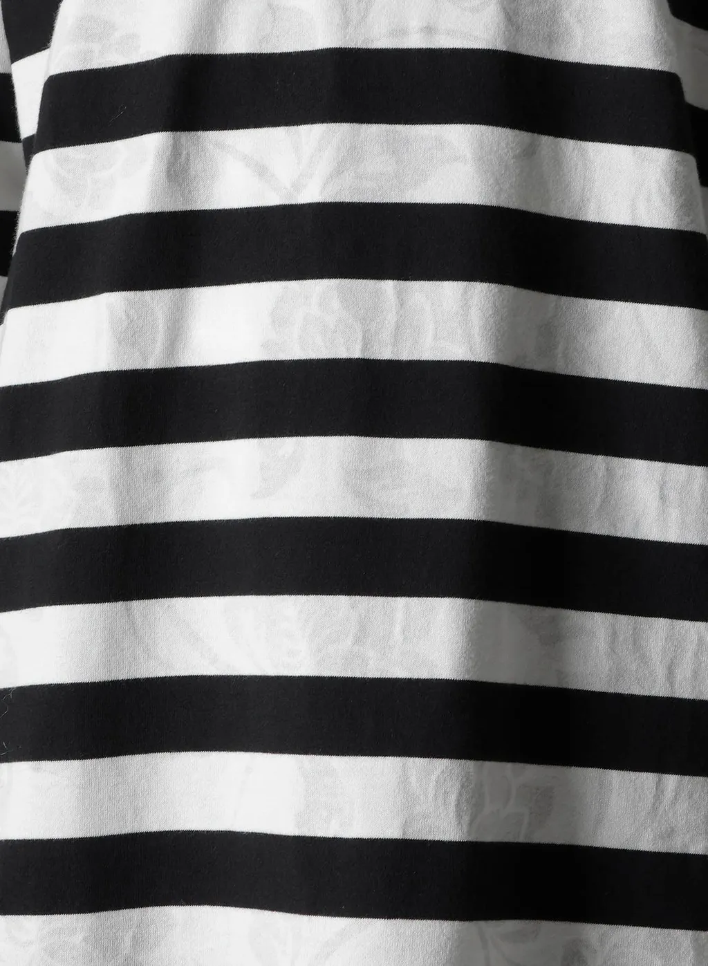 Flower Print/Stripe Y's Stitch Long Sleeve T