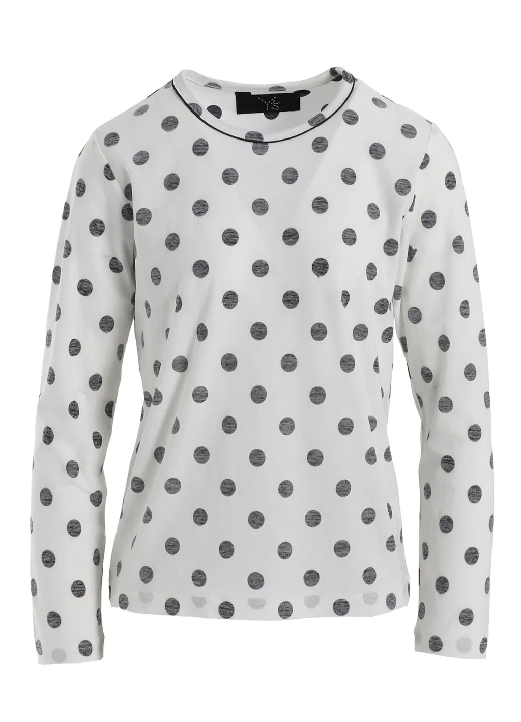 Polka Dot Y's Stitch Long Sleeve T