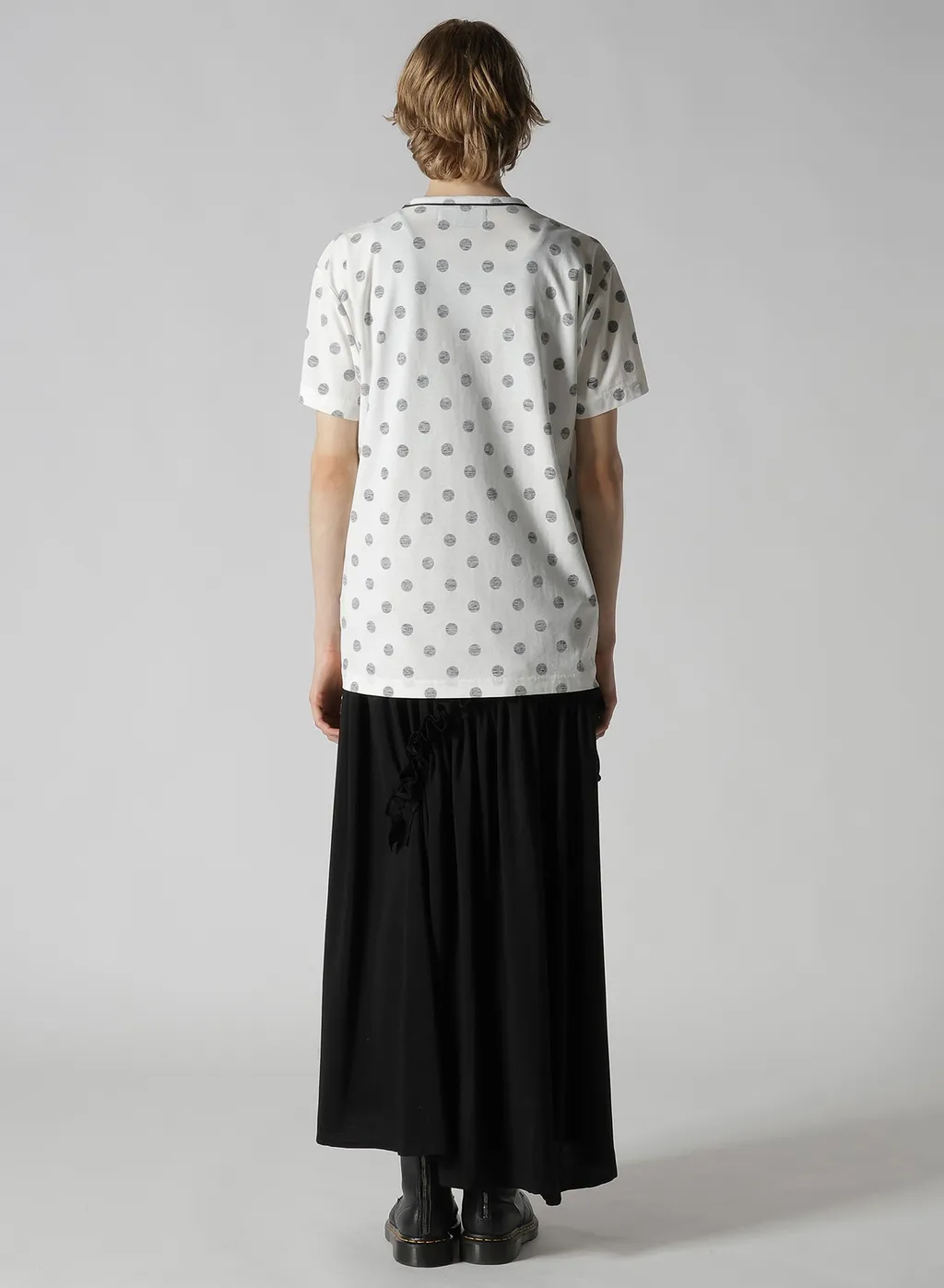 Polka Dot Y's Stitch Big T