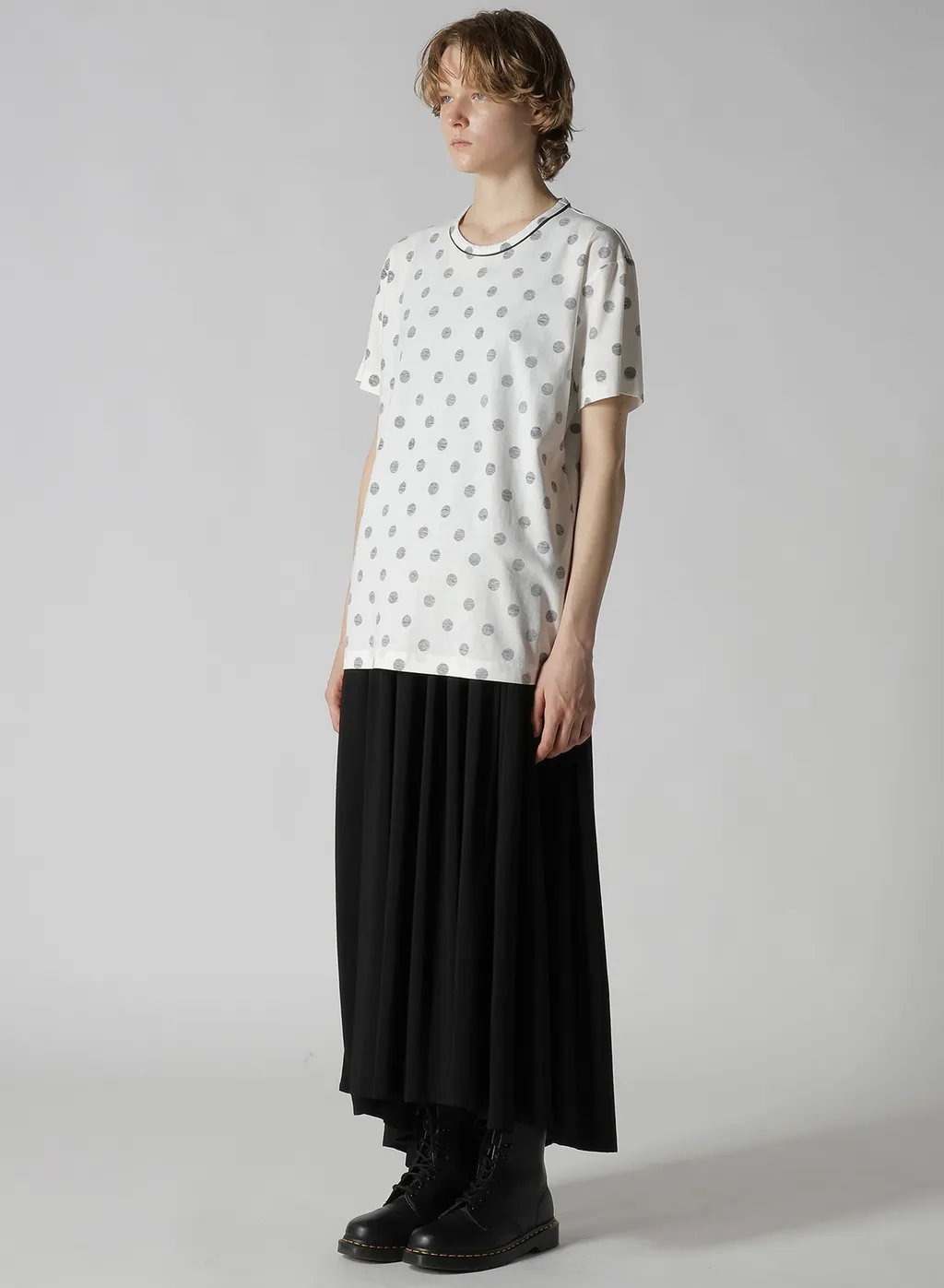 Polka Dot Y's Stitch Big T