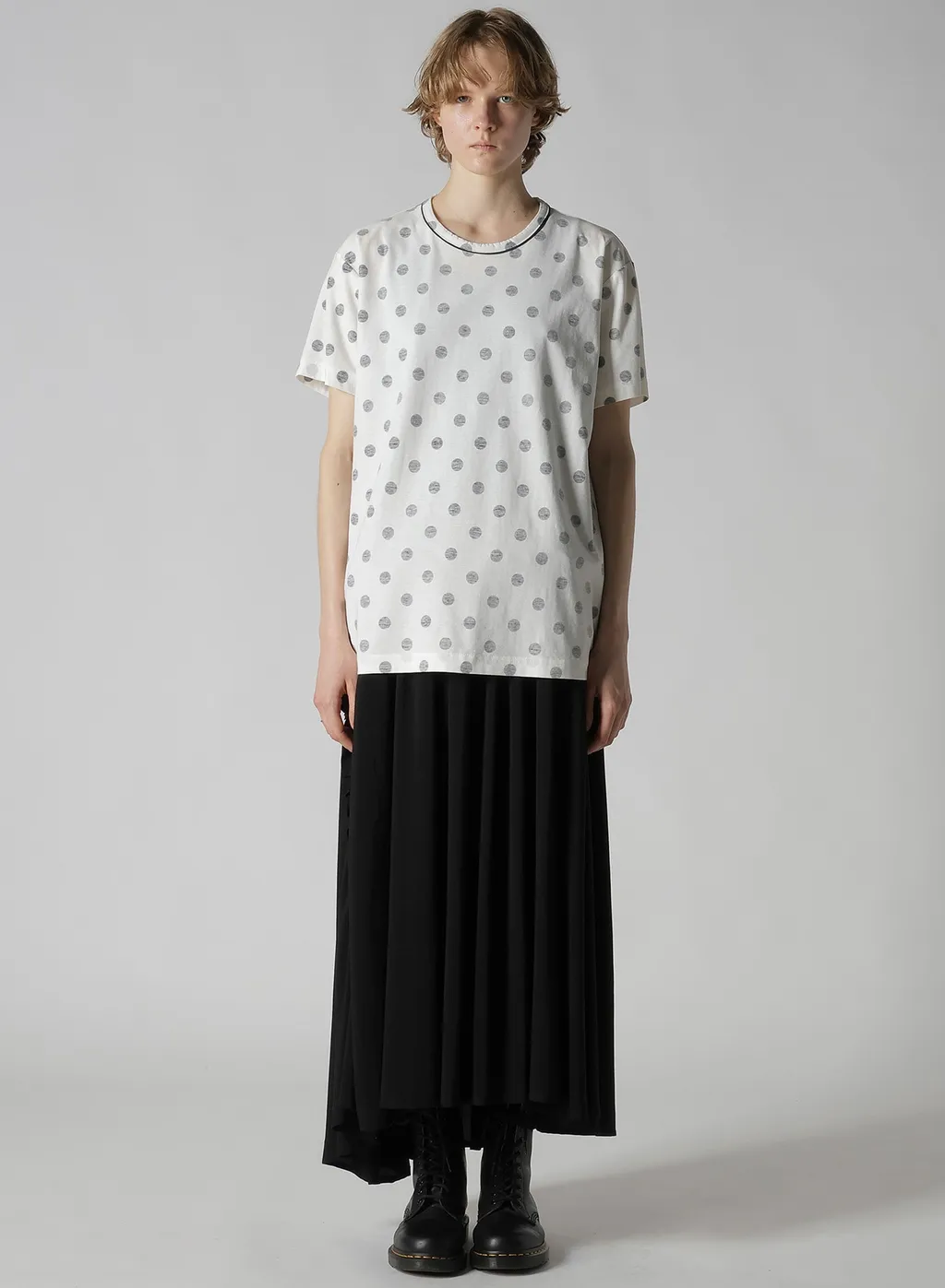 Polka Dot Y's Stitch Big T
