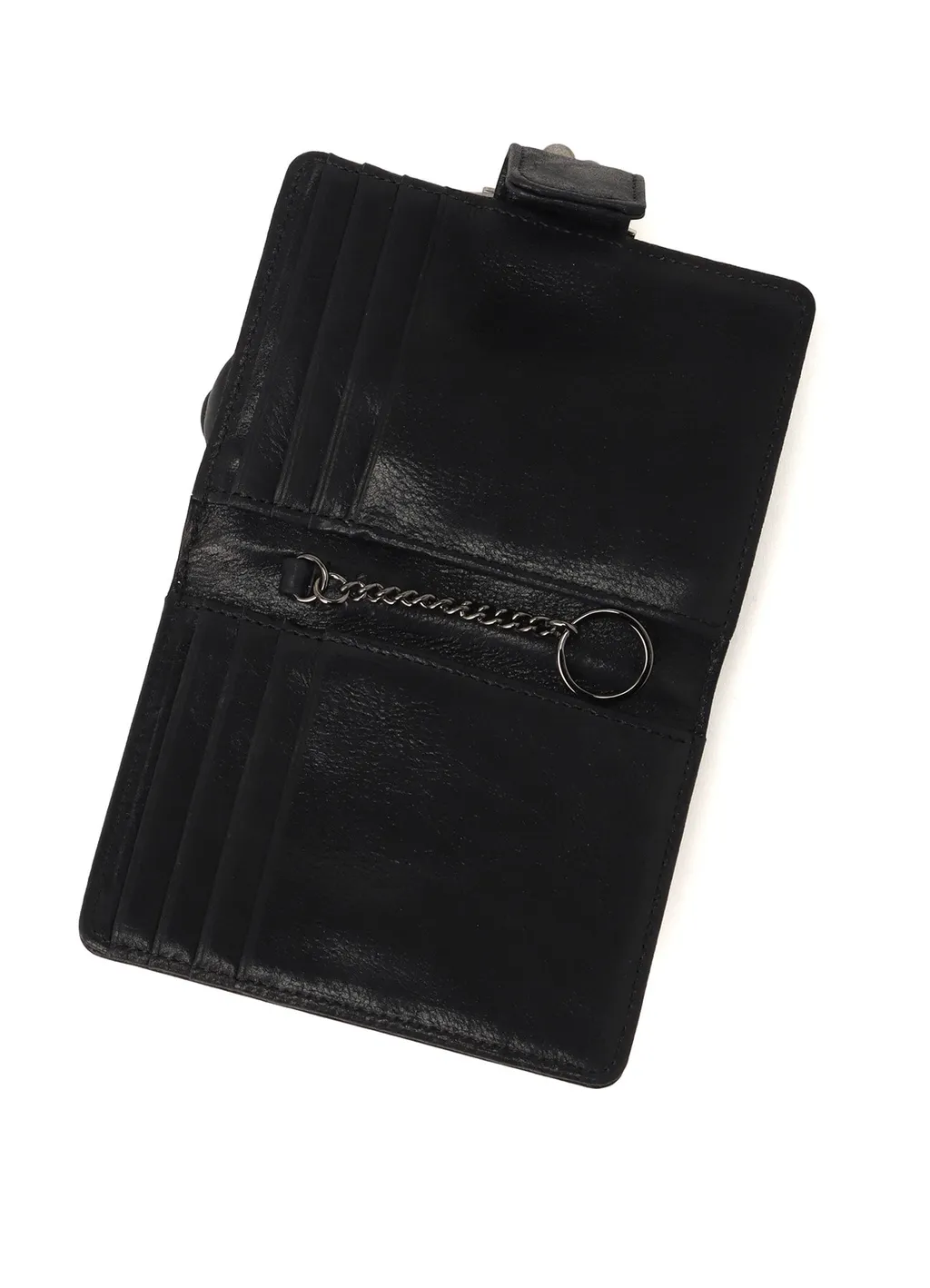 Leather Card Case W/ Metal Clasp