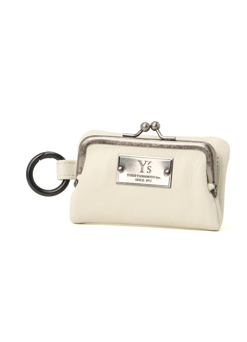 Semi-Glossy Leather Key Case W/ Metal Clasp