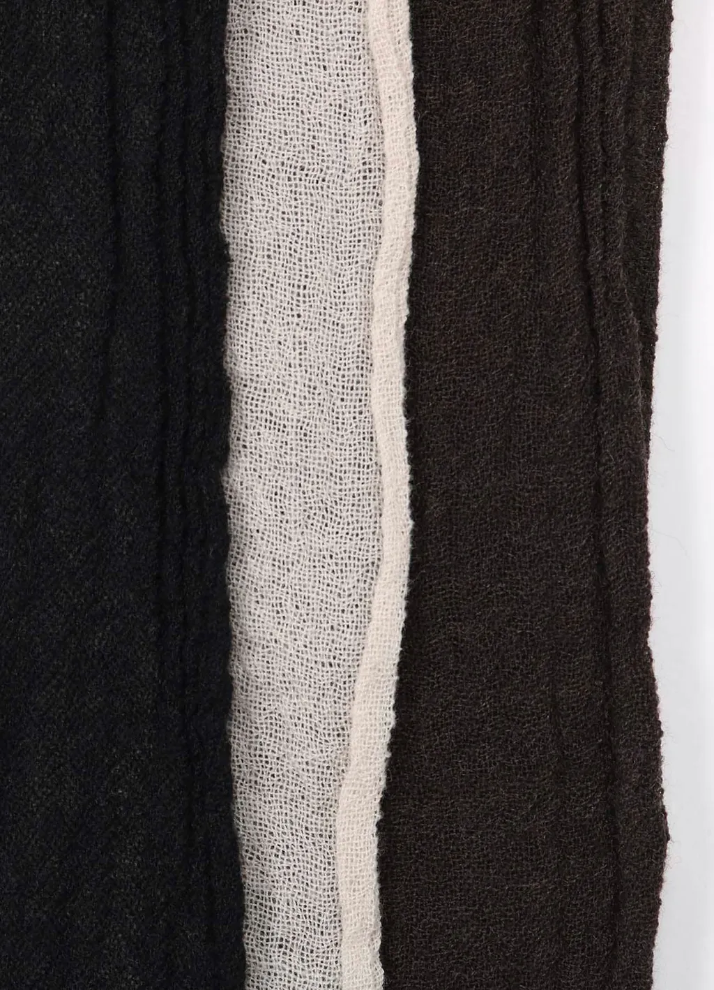Three-Layered Wool Scarf