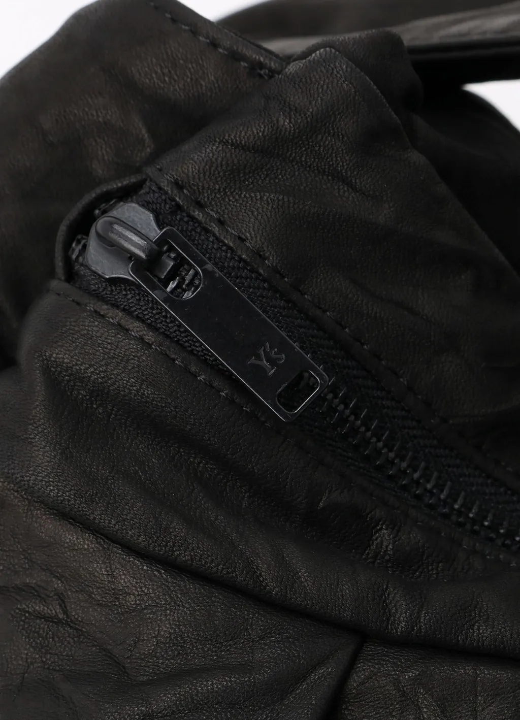 Soft Leather Gyoza-Style Bag