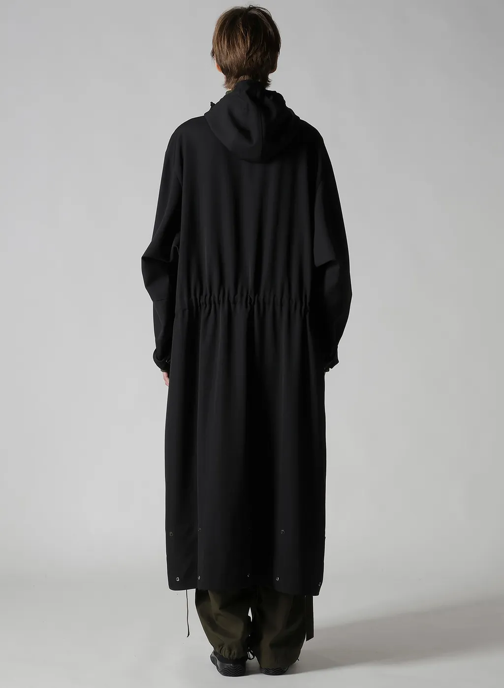 Wool Gabardine Military Coat