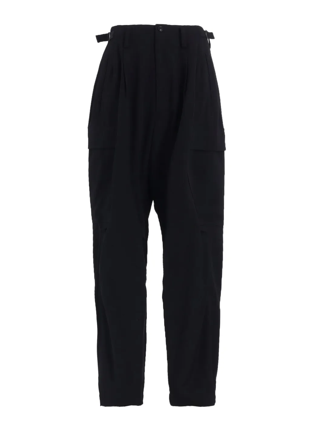 Wool Gabardine Cargo Pants
