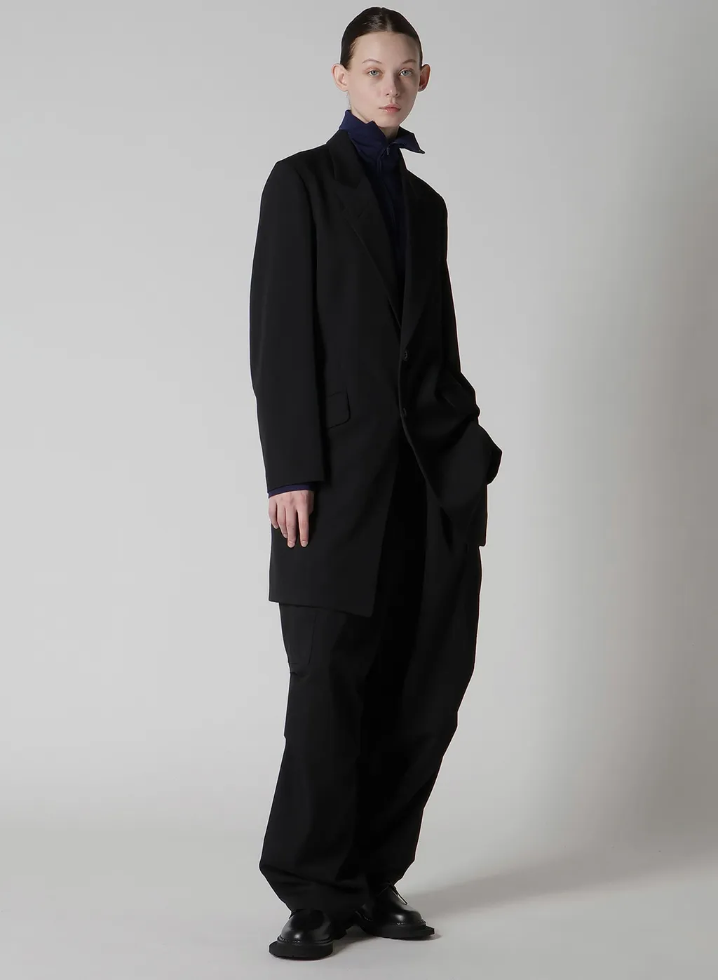 Wool Gabardine Cargo Pants