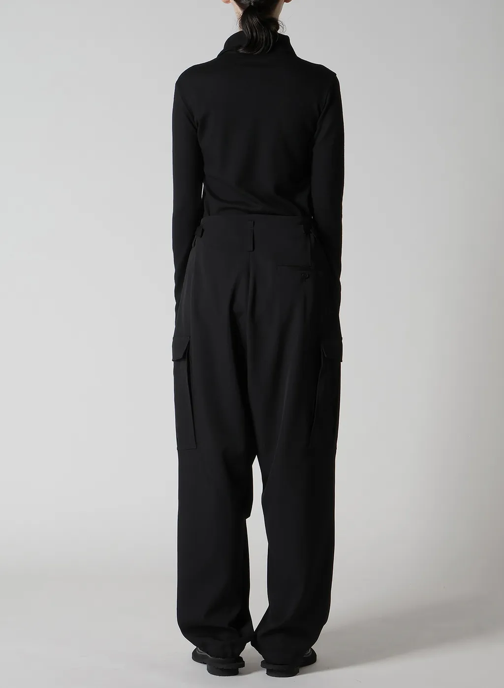 Wool Gabardine Cargo Pants