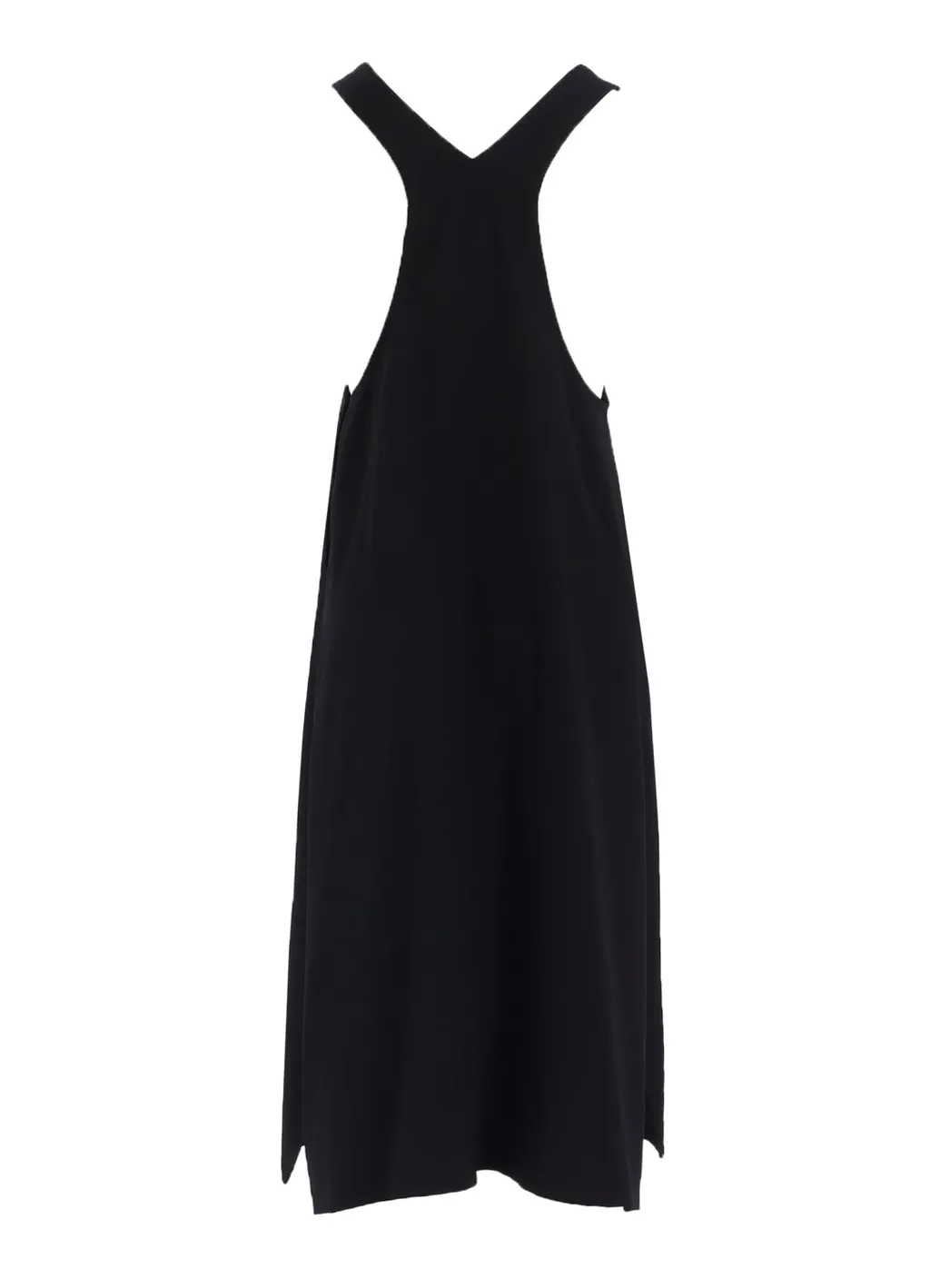 Wool Gabardine Overalls Dress