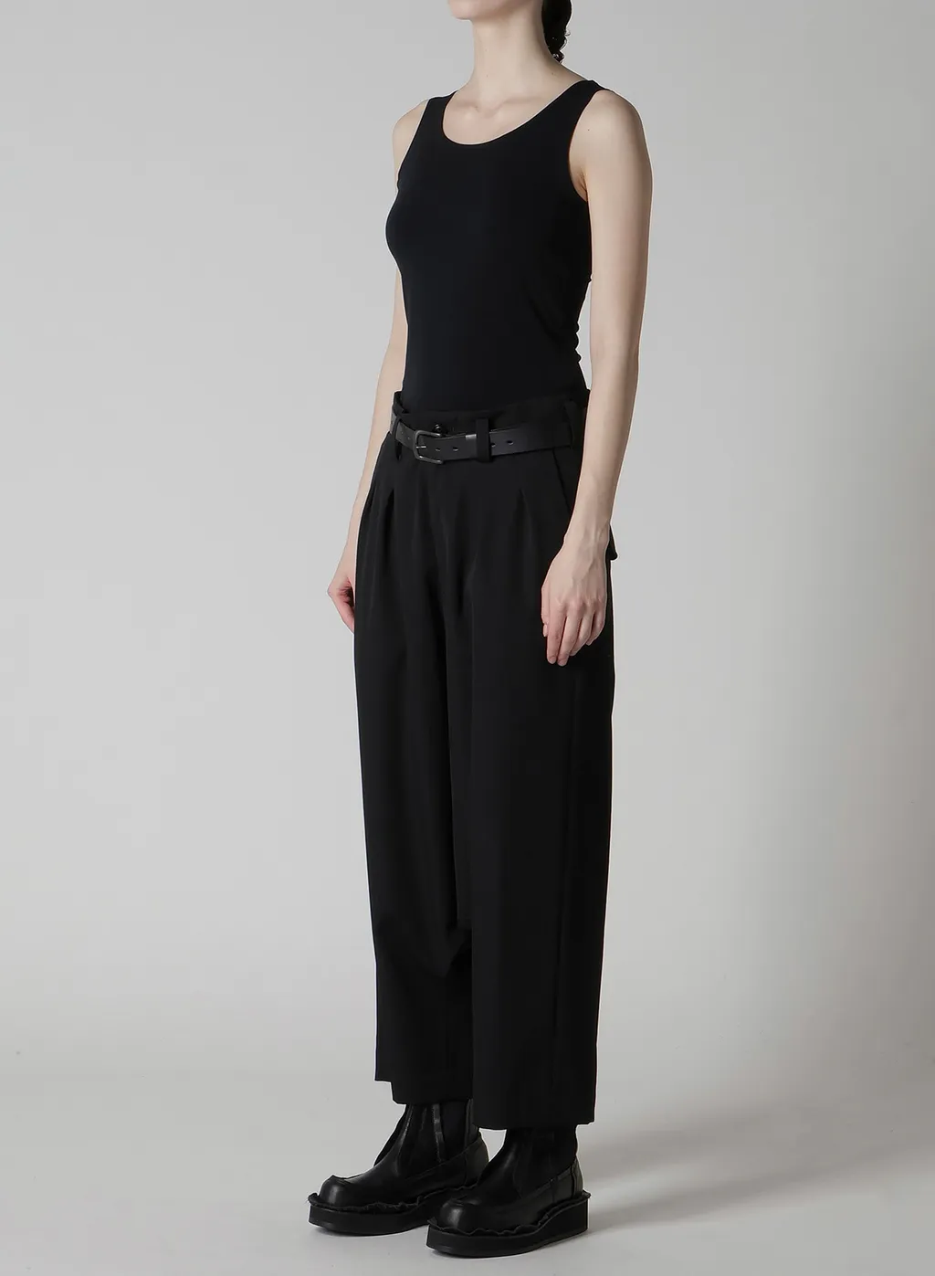 Wool Gabardine 2Tuck Sarouel Pants