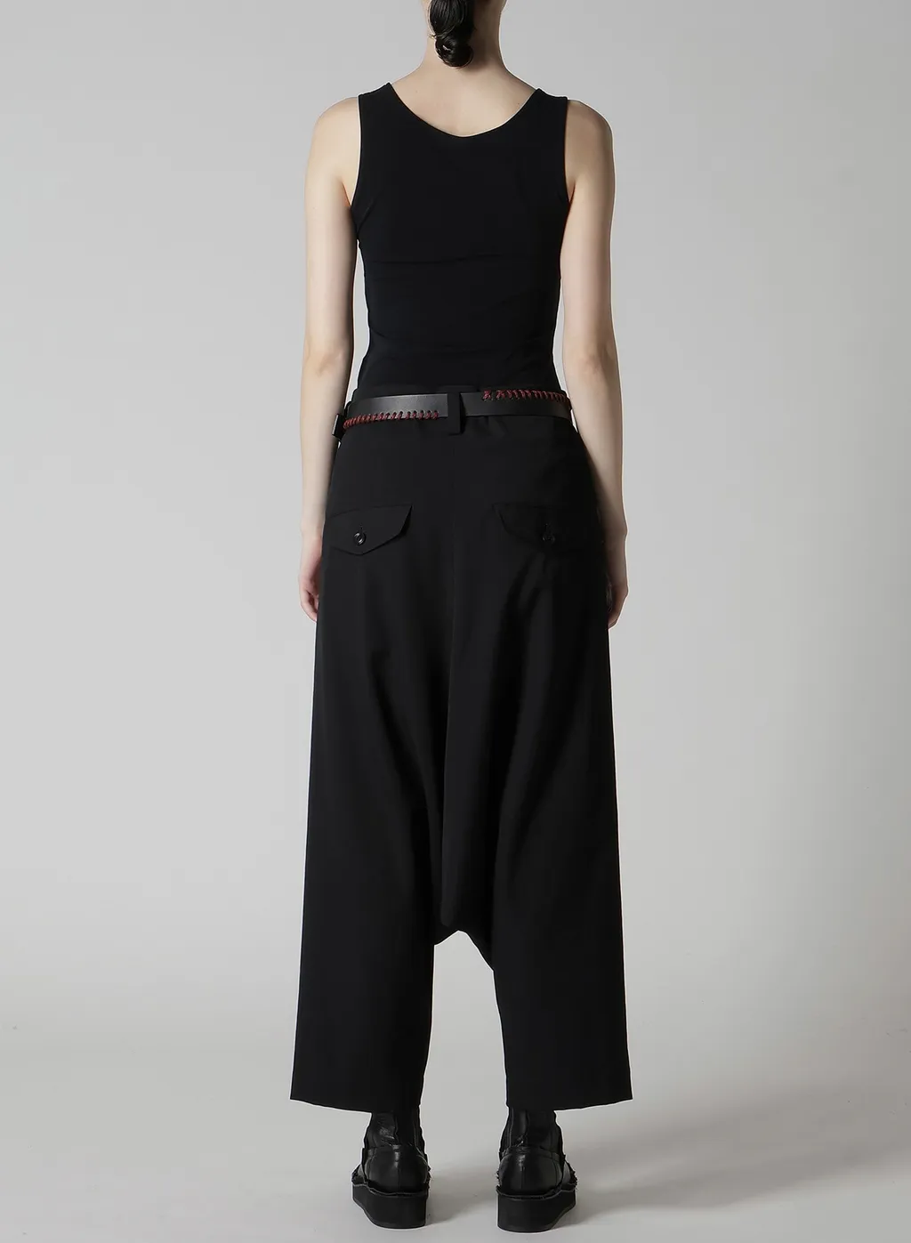 Wool Gabardine 2Tuck Sarouel Pants