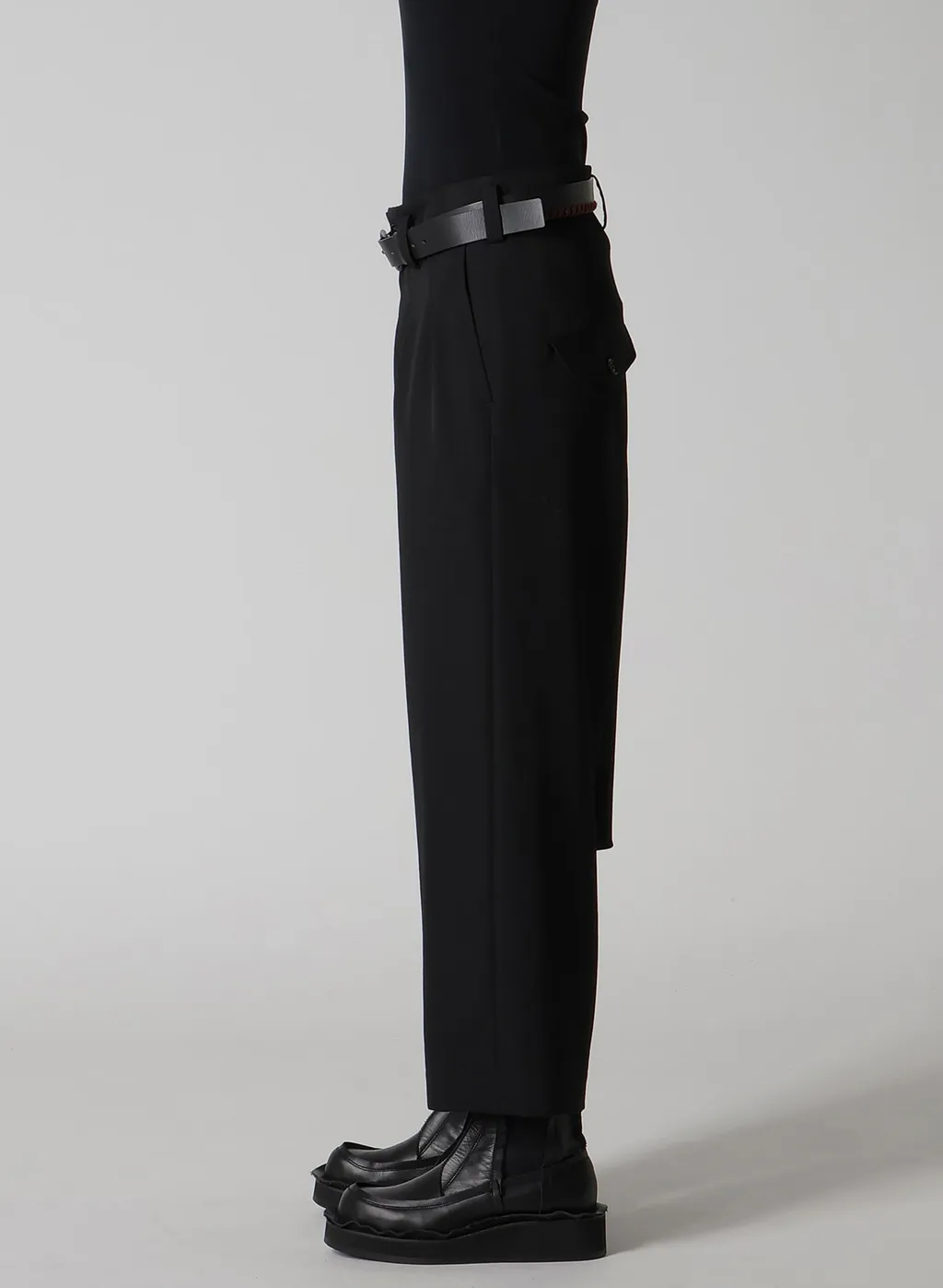 Wool Gabardine 2Tuck Sarouel Pants