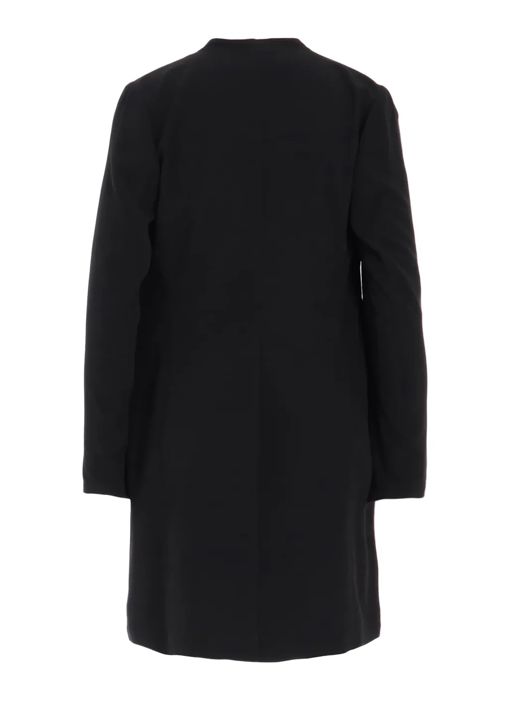 Crepe De Chine Collarless Jacket