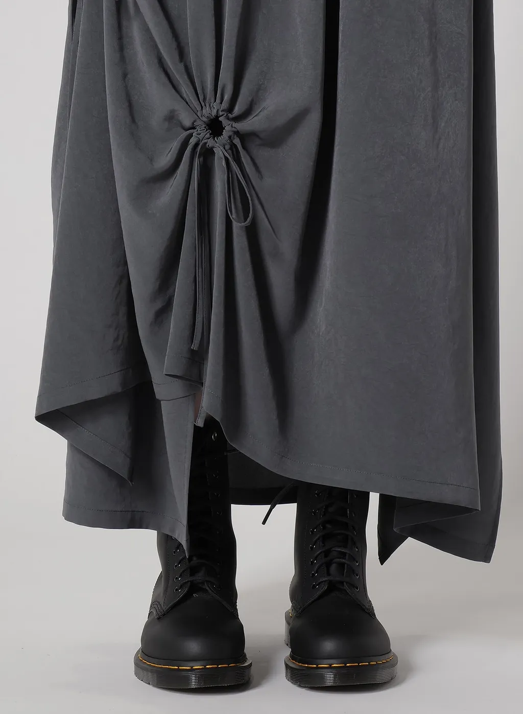 Crepe De Chine Circle Gathered Skirt