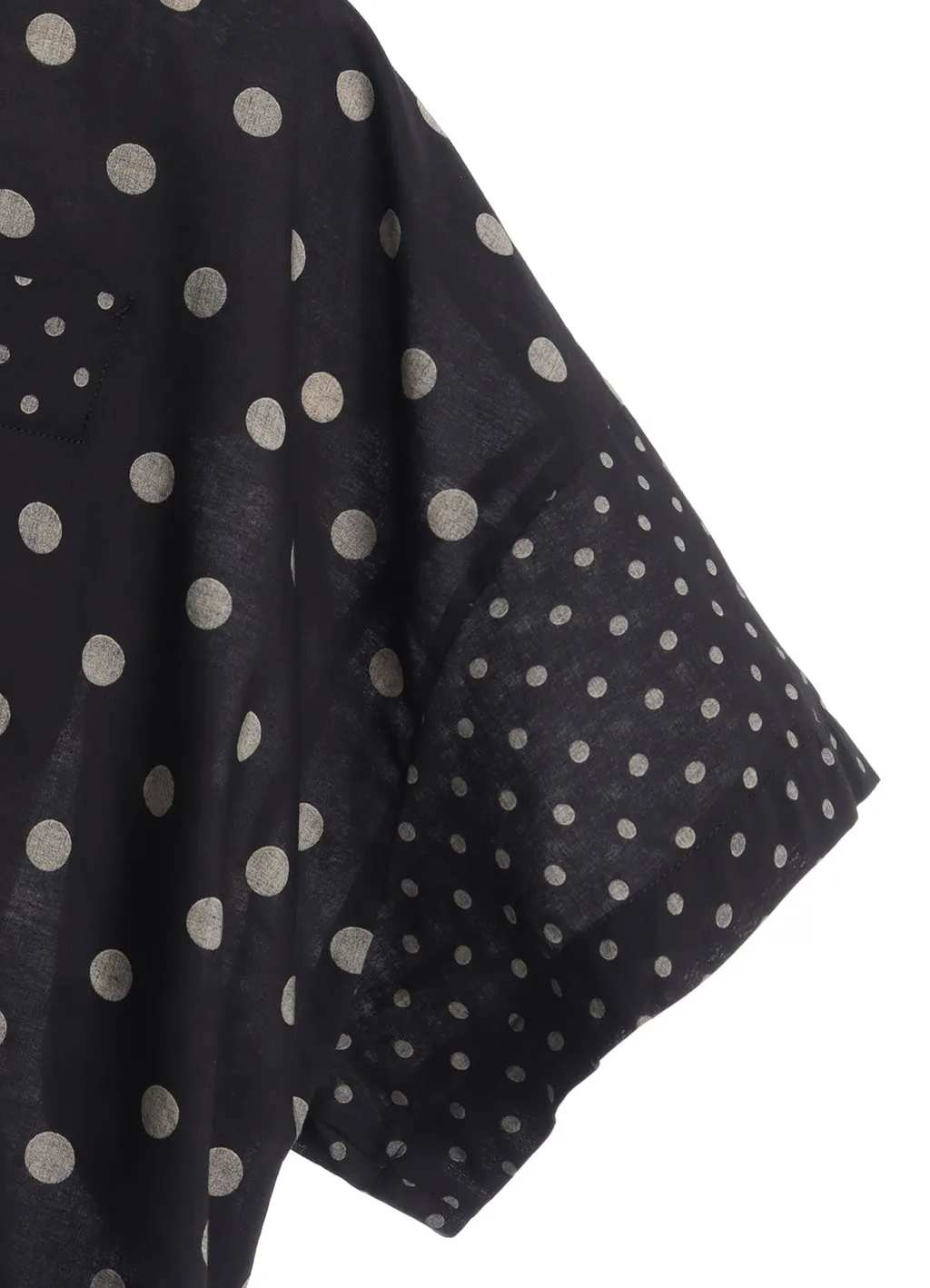 60/- Cotton Lawn Dot Print Box Blouse