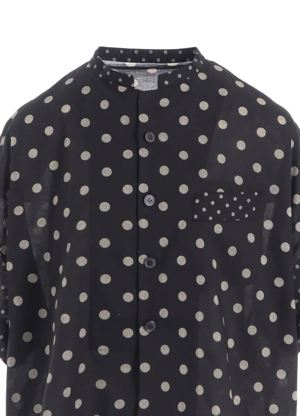 60/- Cotton Lawn Dot Print Box Blouse