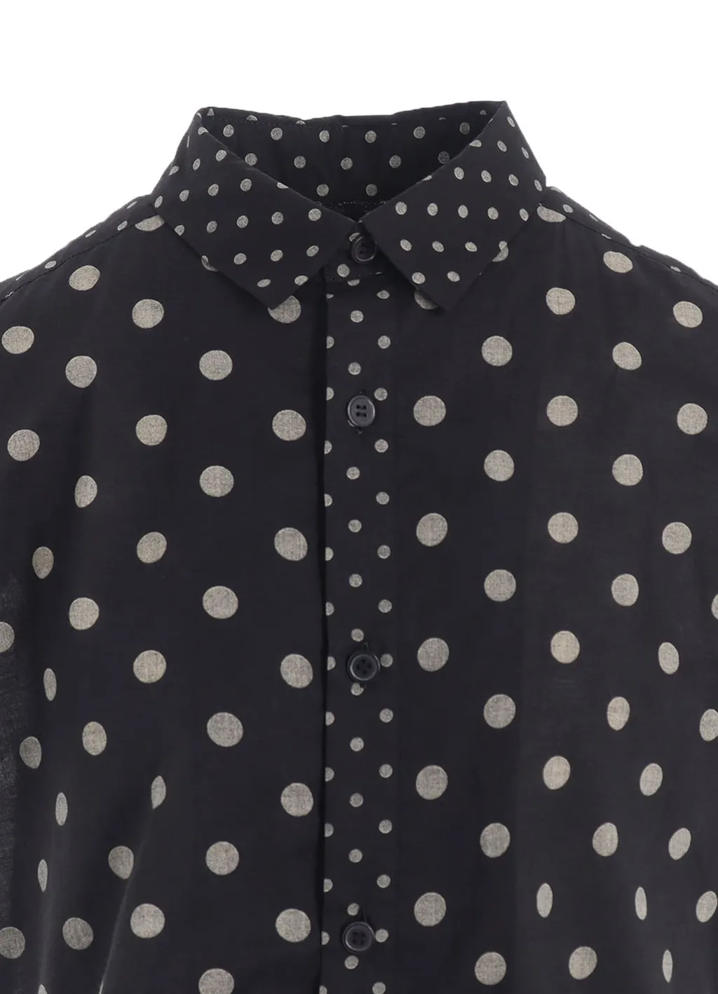 60/- Cotton Lawn Dot Print Half Sleeve Blouse