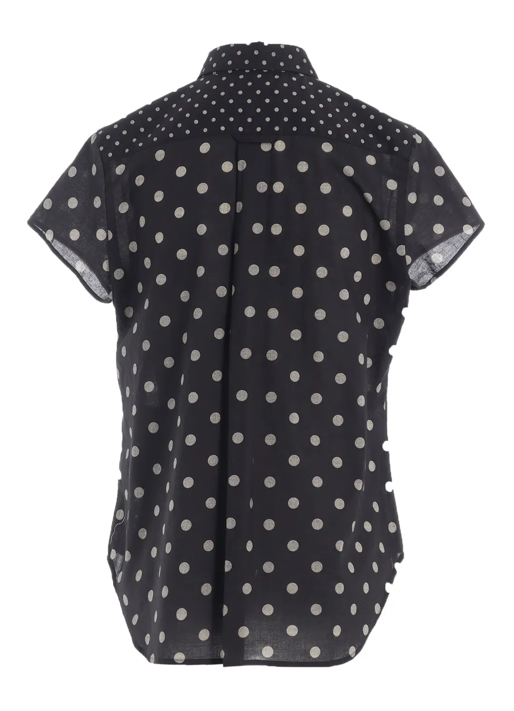 60/- Cotton Lawn Dot Print Half Sleeve Blouse