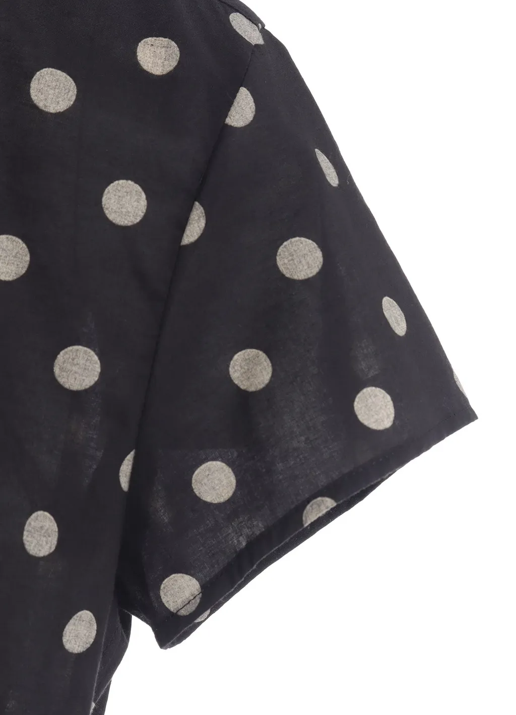 60/- Cotton Lawn Dot Print Half Sleeve Blouse