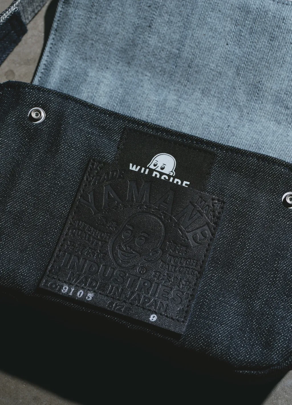 Wildside × Yamane Industries Lot.9105 Denim Flap Shoulder Bag