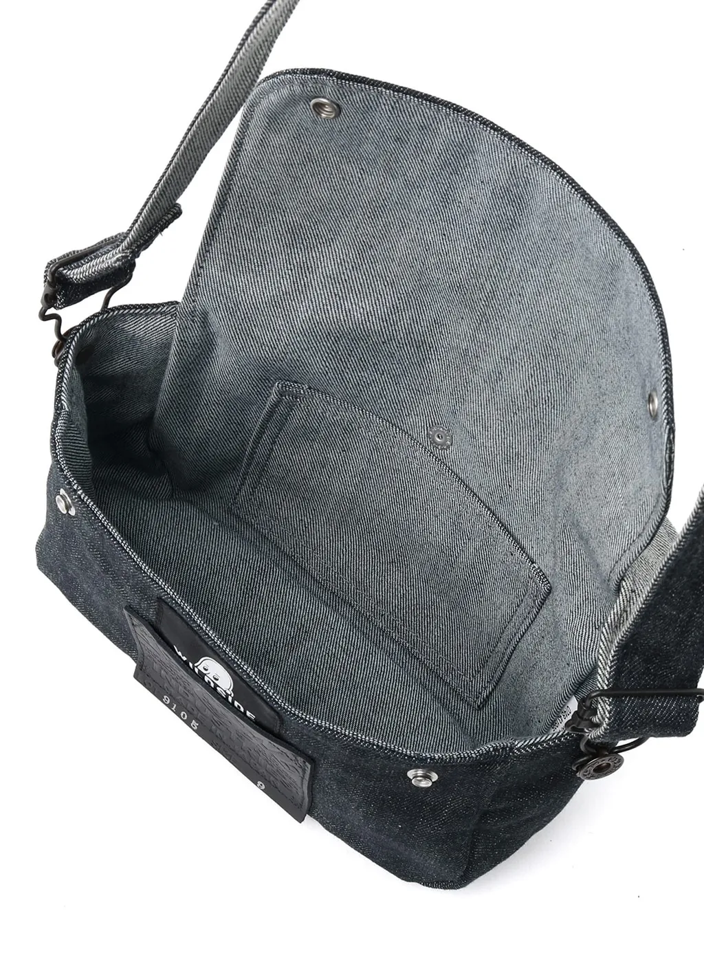 Wildside × Yamane Industries Lot.9105 Denim Flap Shoulder Bag