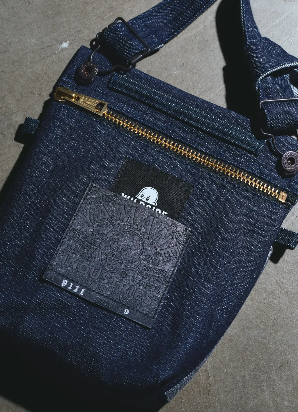 Wildside × Yamane Industries Lot.9111 Denim Zip Shoulder Bag