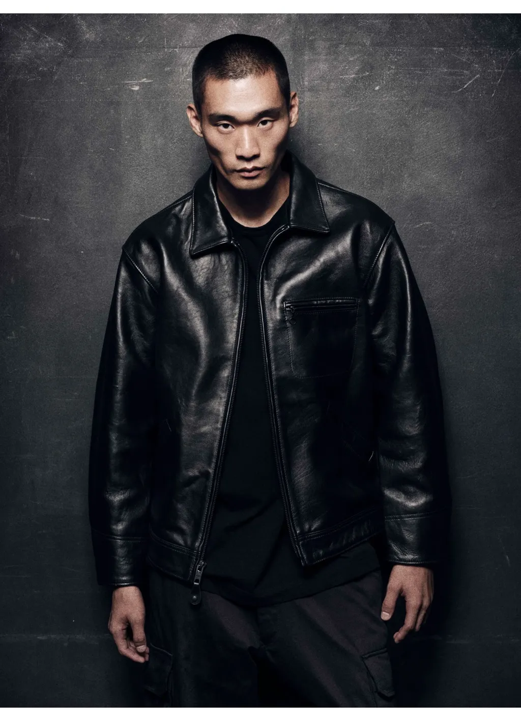 Wildside × Schott Leather Tracker Jacket