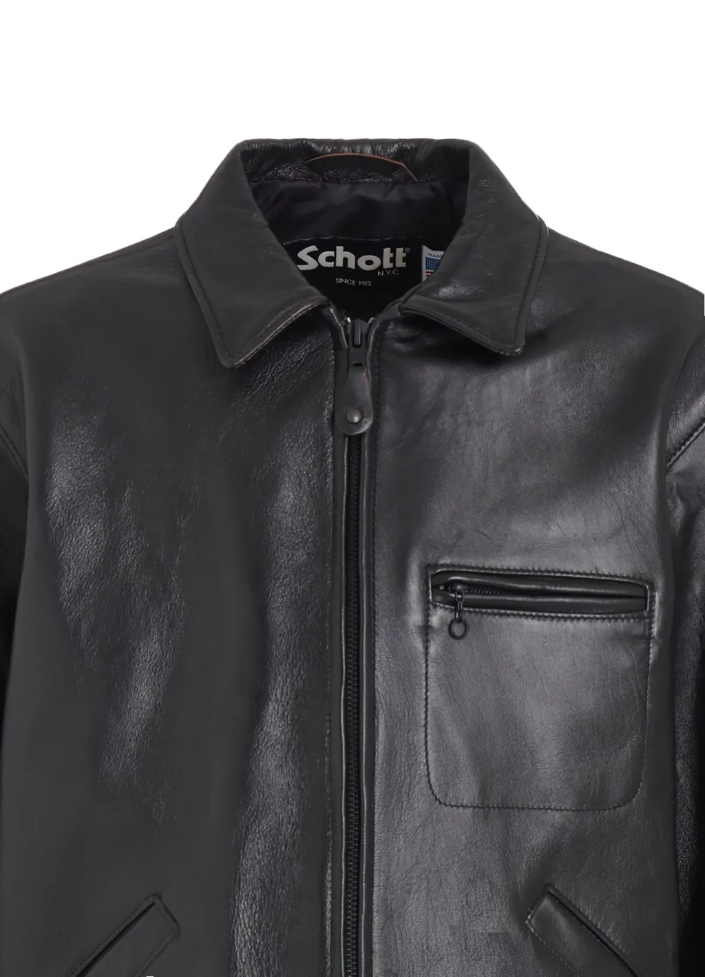 Wildside × Schott Leather Tracker Jacket