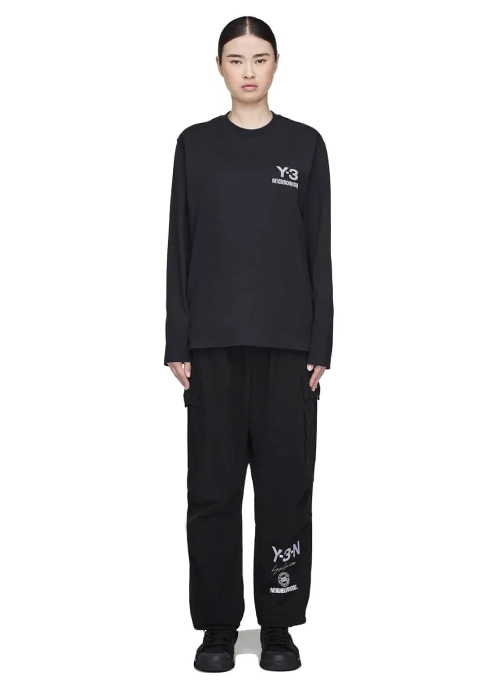 Y-3 Nbhd Logo Ls Tee