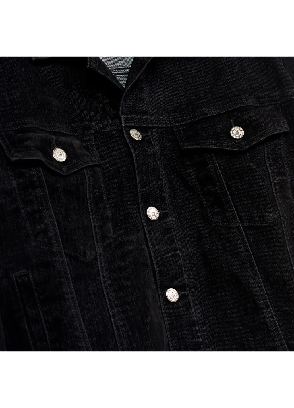 Washed Doves Sueded Denim Top