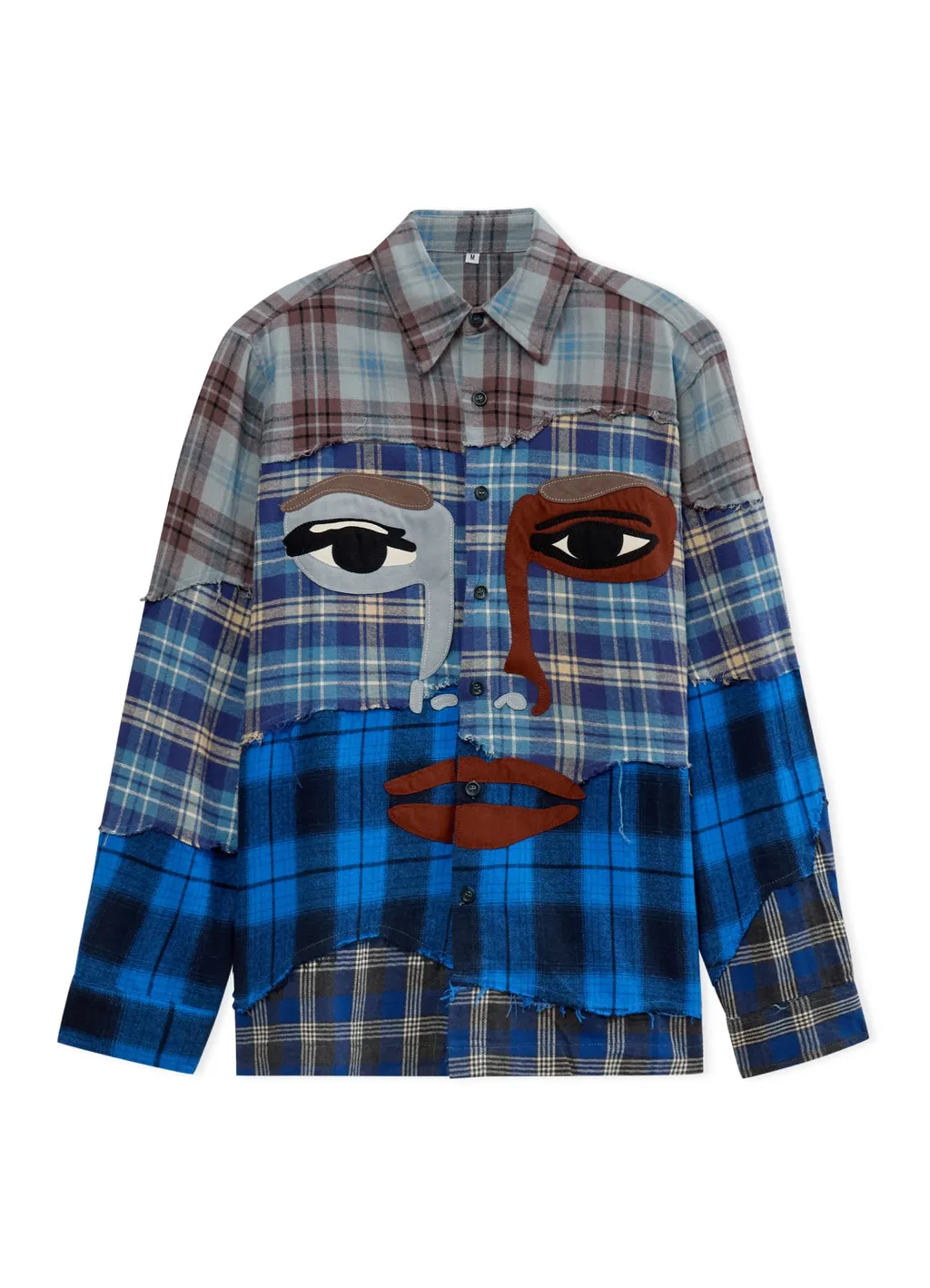 Face Patchworked Flannel