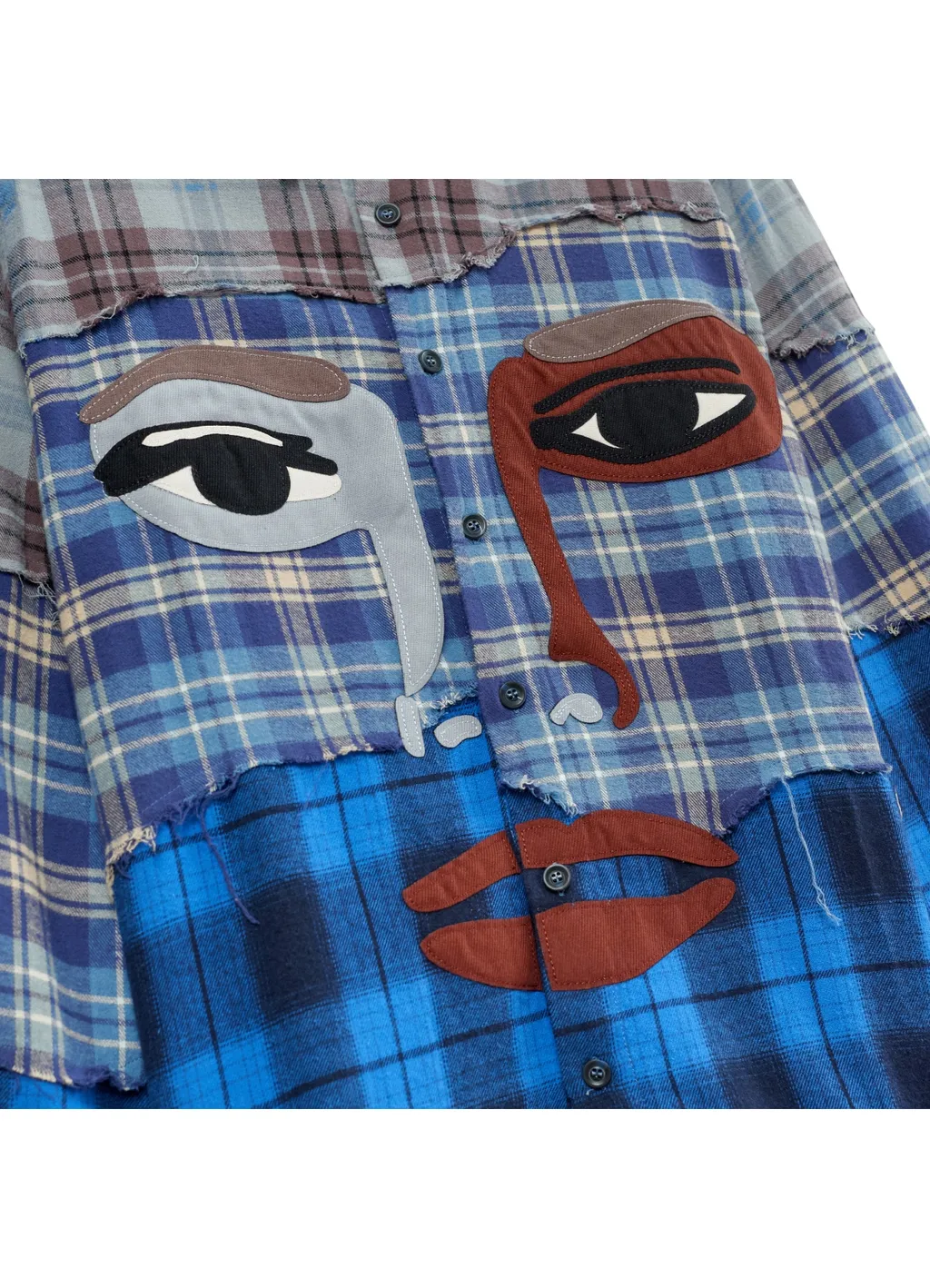 Face Patchworked Flannel
