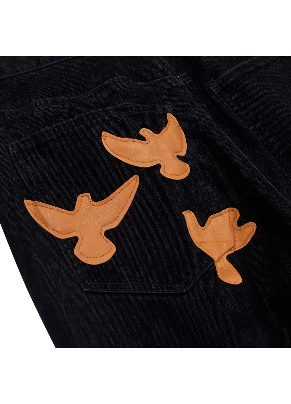 Washed Doves Sueded Denim