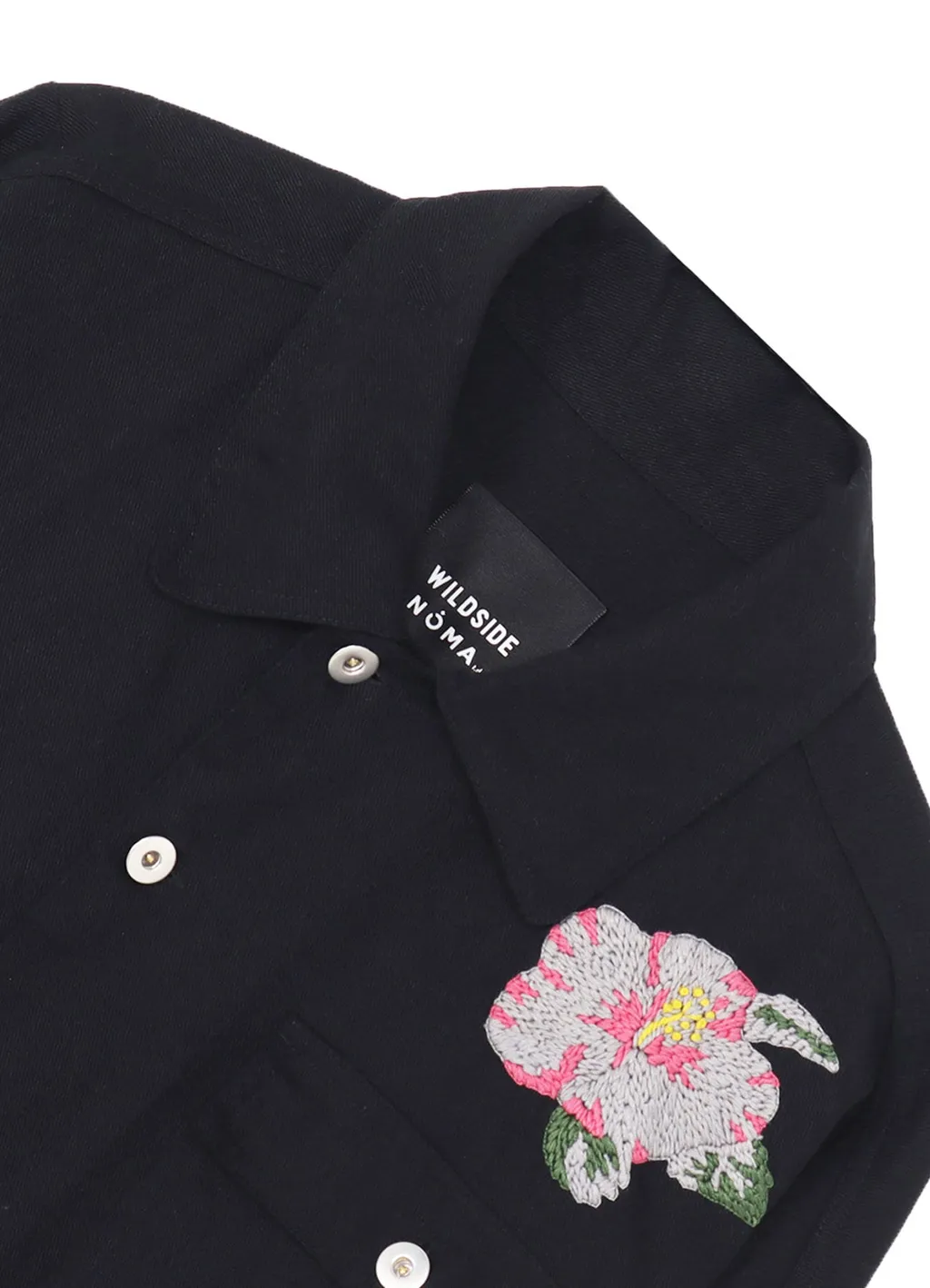 Wildside × Nomarhythm Textile Flower Embroidery Work Jacket