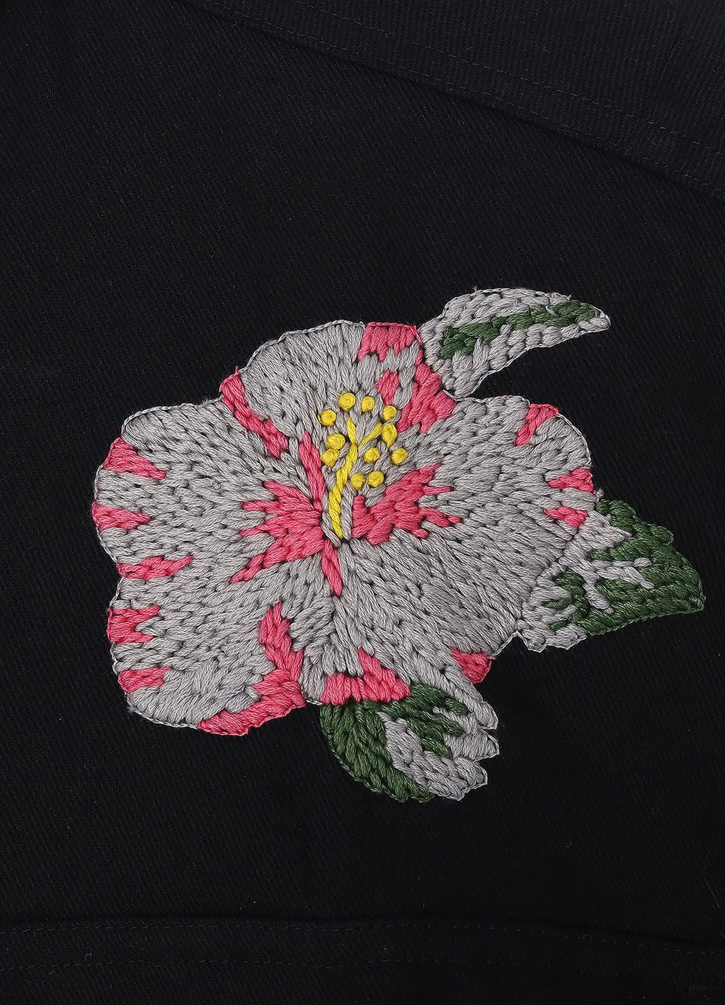 Wildside × Nomarhythm Textile Flower Embroidery Work Jacket
