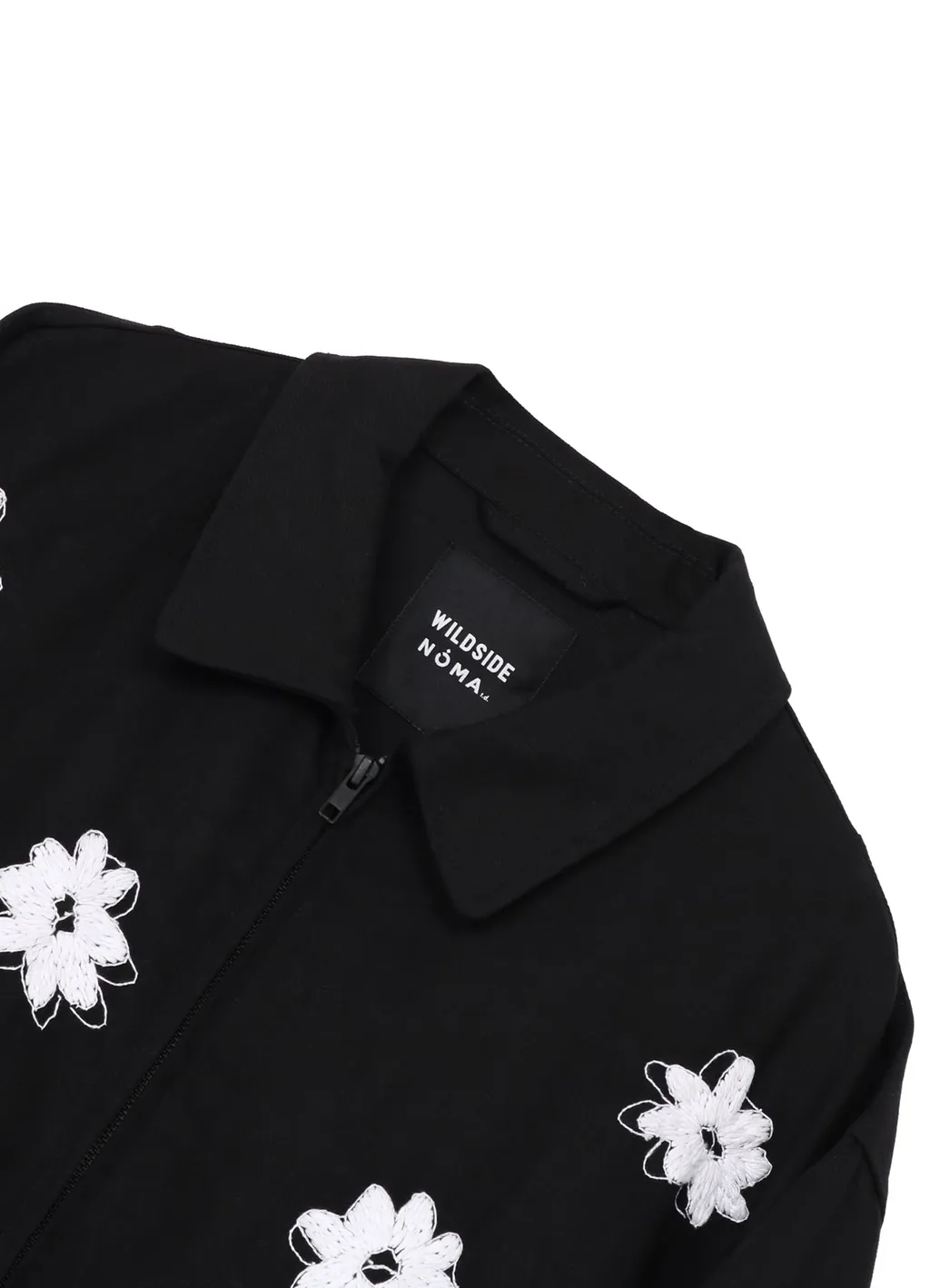 Wildside × Noma T.D. Floral Hand Embroidery Denim Blouson