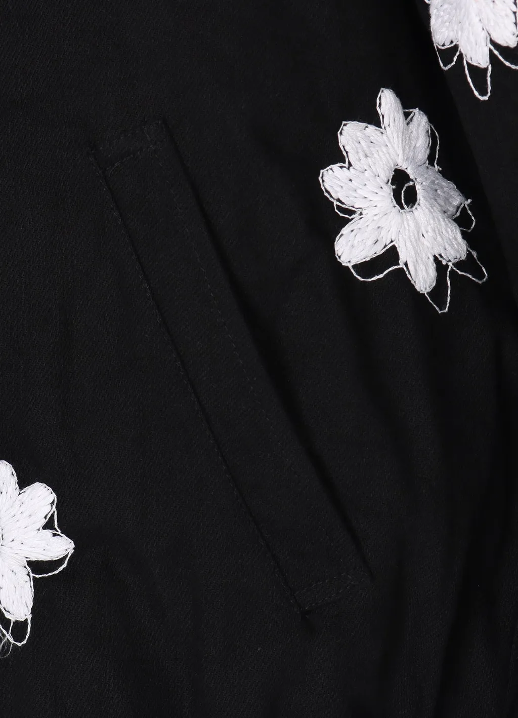 Wildside × Noma T.D. Floral Hand Embroidery Denim Blouson