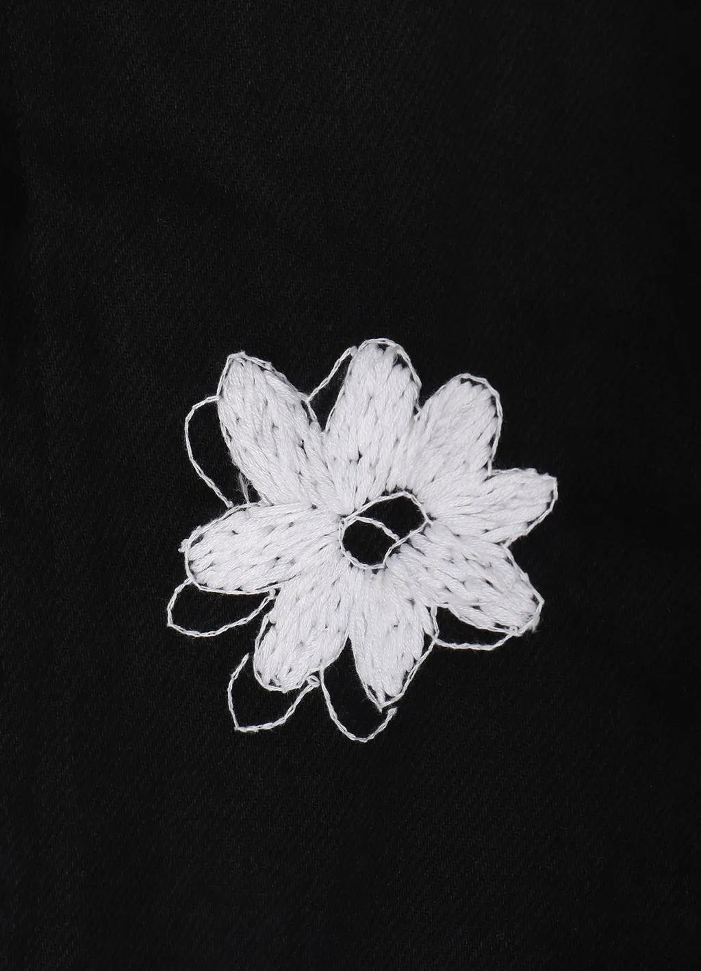 Wildside × Noma T.D. Floral Hand Embroidery Denim Blouson